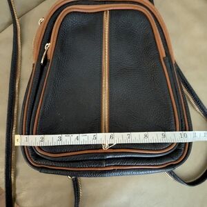 Valentina Black and Brown Backpack
